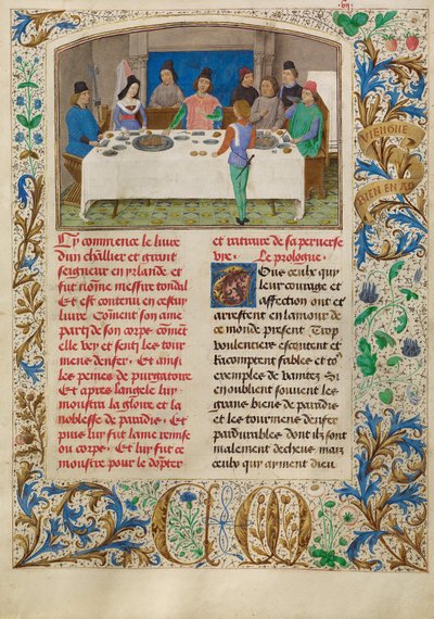 Tondal Suffers a Seizure at Dinner by Simon Marmion